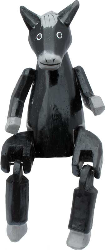 Hinged Sitting Wood Donkey