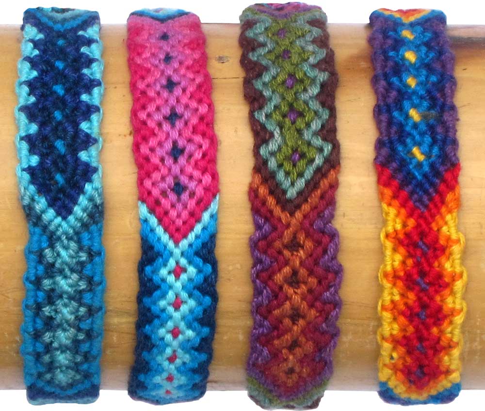 3 Colorful Braided Friendship Bracelets Made in Guatemala - Forever Loyal |  NOVICA