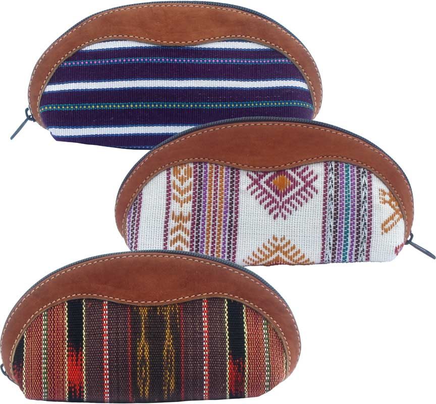 "Empanada" Purse with Suede Trim