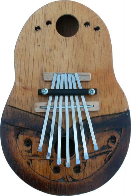 Kalimba Thumb Piano, Guitar Shape