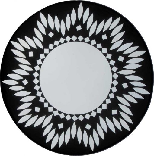 Black Sunburst Mirror