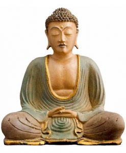 Hand-Painted Resin Buddha