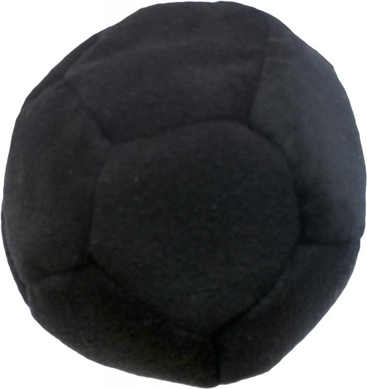 Sand Hacky Sack - Faux Suede Footbag, Solid Black