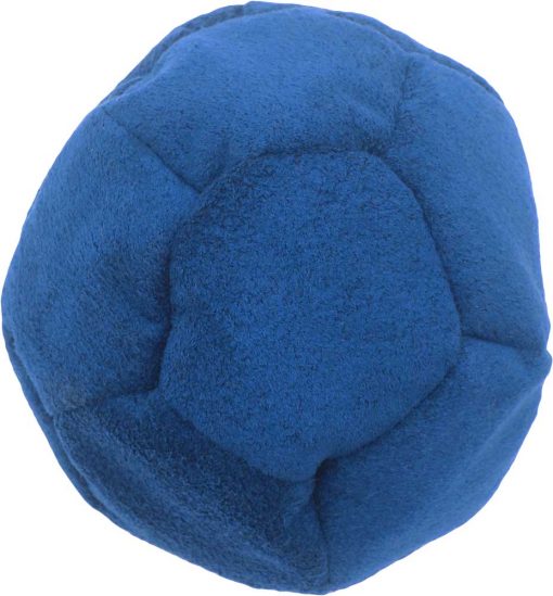 Sand Hacky Sack - Faux Suede Footbag in Solid Blue