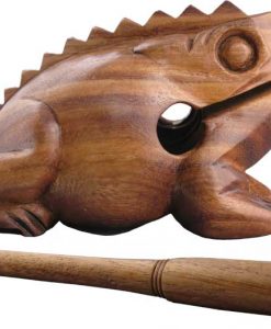 Extra Large Wood Percussion Frog, 7" long