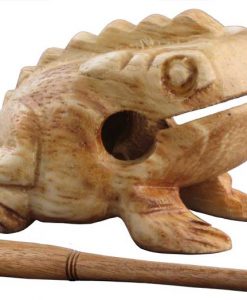 Extra Small Wood Percussion Frog, 2" long
