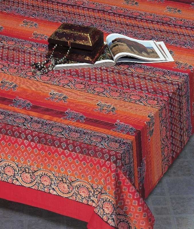Striped Paisley Bedspread