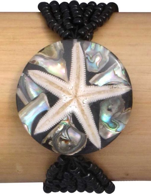 Sea Star Elastic Bead Bracelet