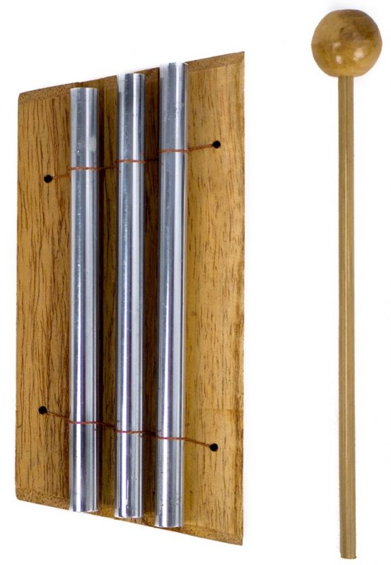 3 key Energy chime metal wood