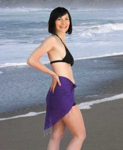 Triangle Mini Sarong with Sequins