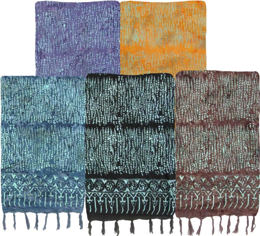 Raindrop Batik Sarong