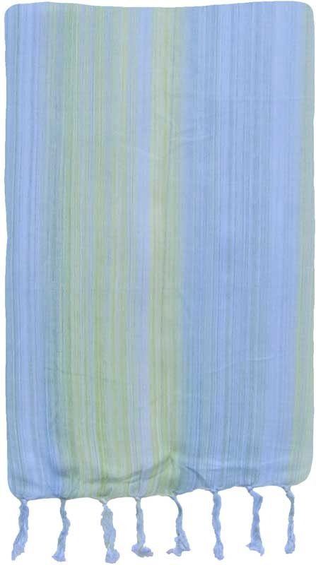 Light Blue & Light Green Stripe Sarong