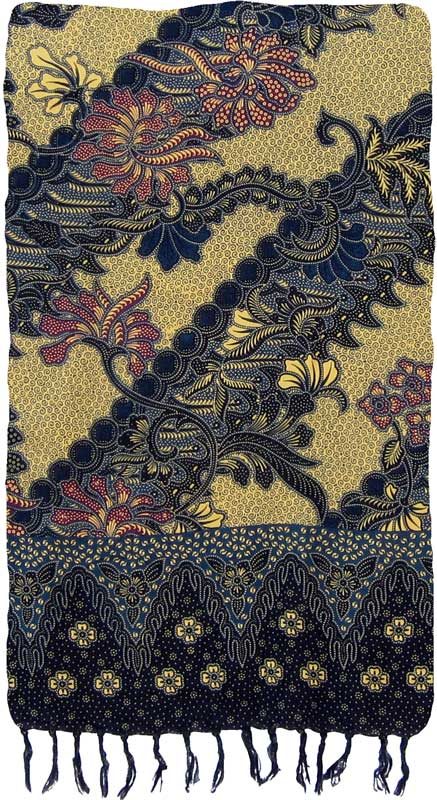 Traditional Batik Sarong, Design G