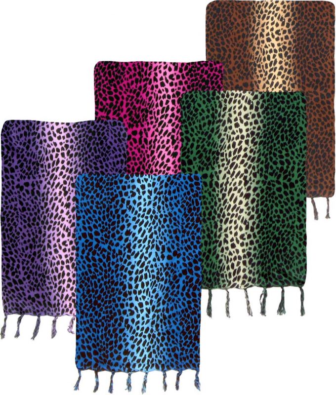 Colorful Animal Print Sarong
