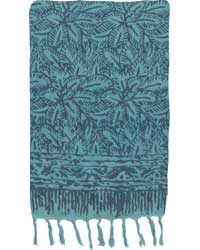 Light Teal Premium Batik Sarong