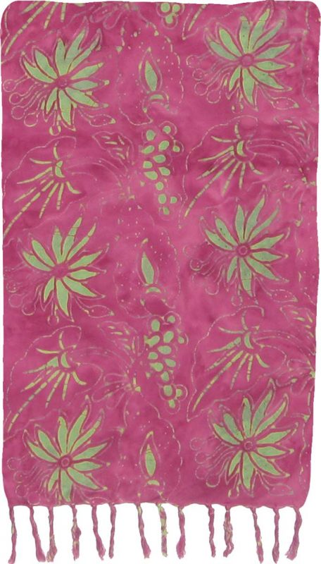 Mulberry Floral Premium Batik Sarong