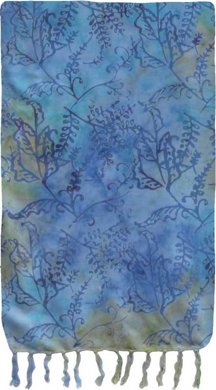 Periwinkle Blue Premium Batik Sarong