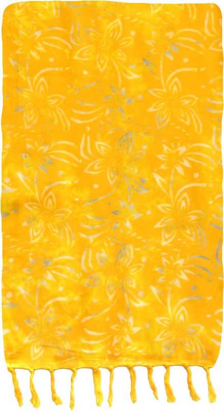 Golden Yellow Premium Batik Sarong