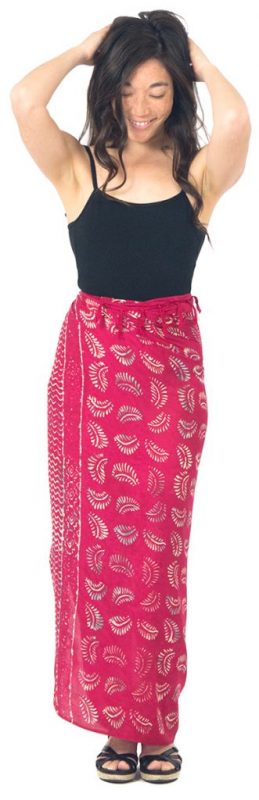 Fern Leaf Batik Sarong