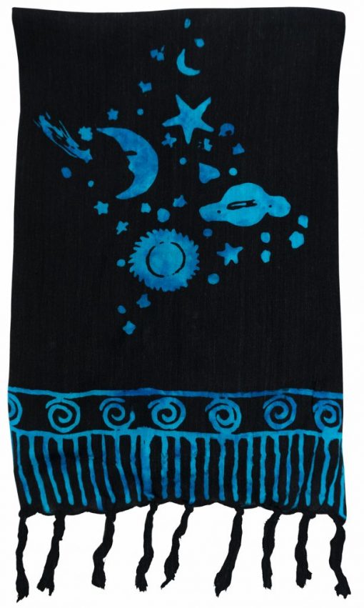 pareo celestial stars moon batik