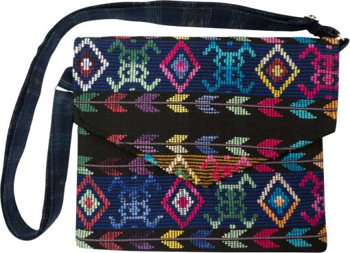 iPad Purse with Guatemalan Huipil Fabric