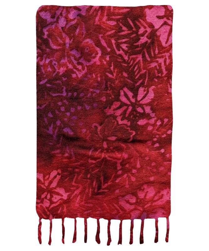 Premium red and fuchsia sarong
