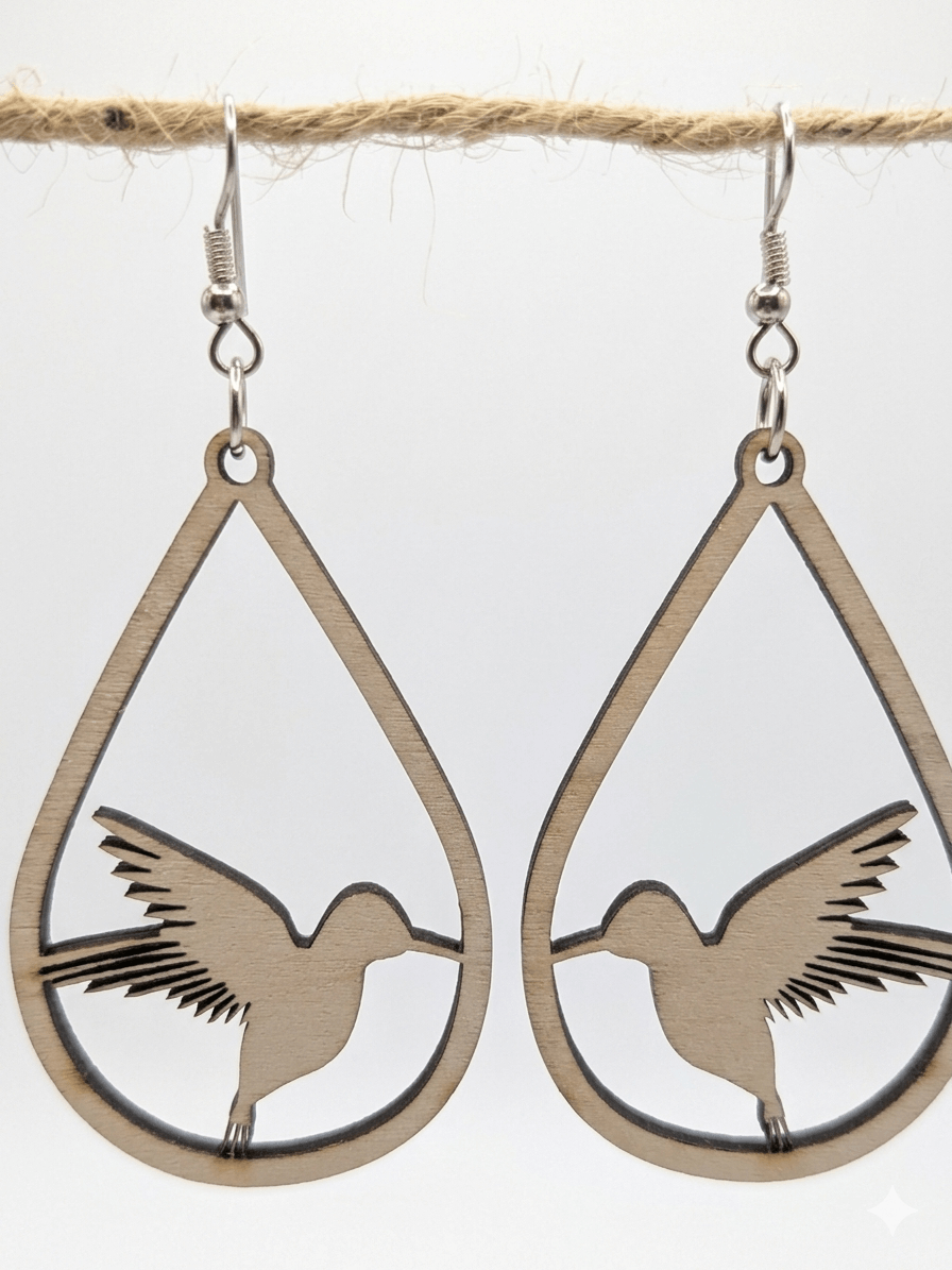 hummingbird earrings